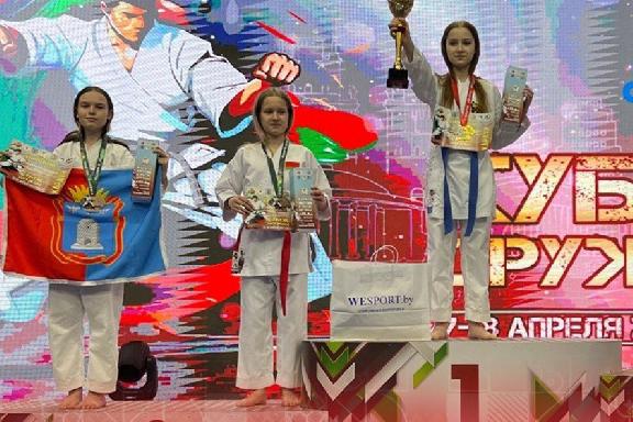Тамбовская каратистка выиграла медаль на соревнованиях в Беларуси