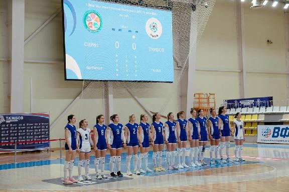 Женская команда ВК "Тамбов" стартовала с победы в финальном этапе Чемпионата России