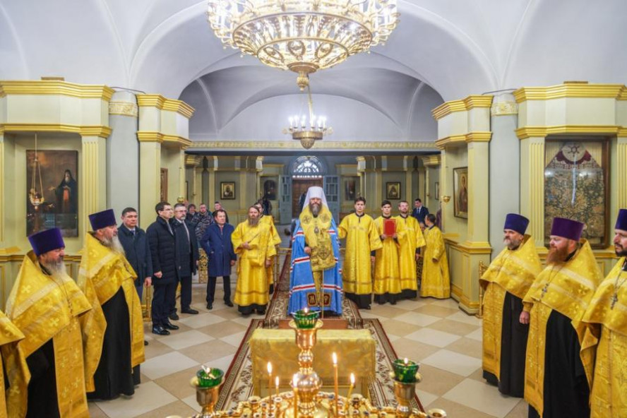 В Тамбове прошёл молебен по случаю вступления в должность Евгения Первышова