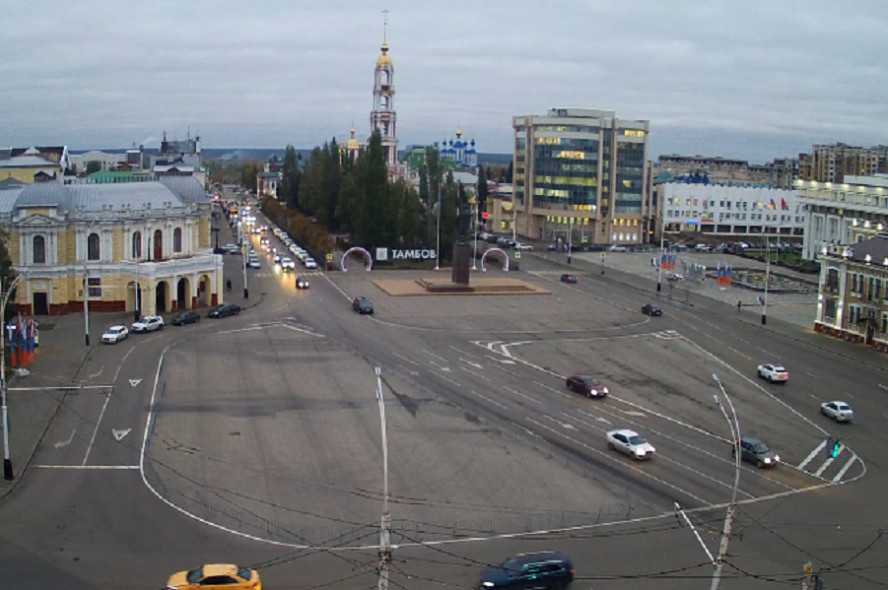 В центре Тамбова ограничат движение транспорта 