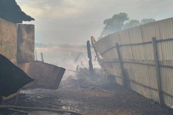 В Тамбовской области пожар уничтожил два жилых дома