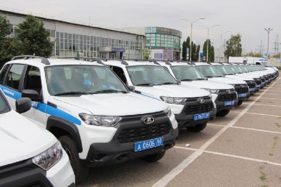В Тамбовской области участковые полиции получили 15 служебных автомобилей