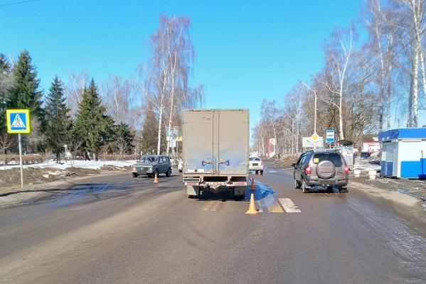 В Рассказово водитель "ГАЗели" сбил мужчину прямо на пешеходном переходе