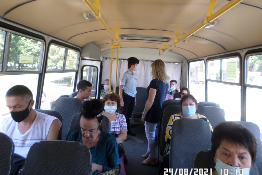 В общественном транспорте ловят тамбовчан без масок