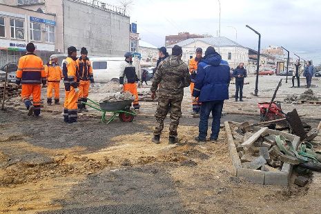 В Тамбове возобновилась реконструкция улицы Коммунальной