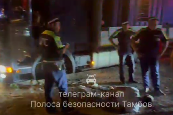 Тамбовские полицейские устроили погоню со стрельбой за пьяным водителем фуры