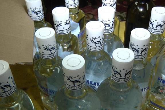 В Тамбовской области поймали торговцев контрафактным алкоголем