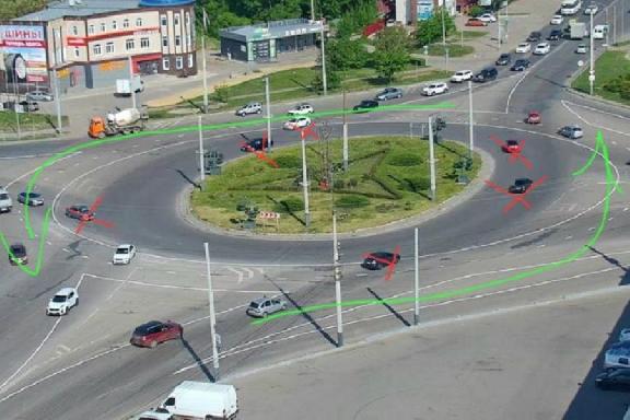 Тамбовских водителей предупредили о новой разметке на кольце Мичуринской и Магистральной