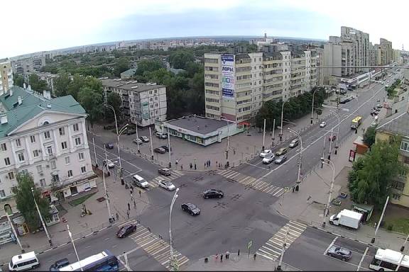 В Тамбове на перекрёстке Советской и Чичканова планируют установить специальное ограждение