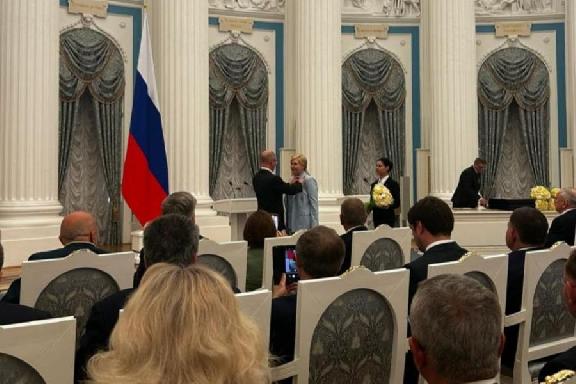 Тамара Фролова награждена медалью ордена "За заслуги перед Отечеством" II степени