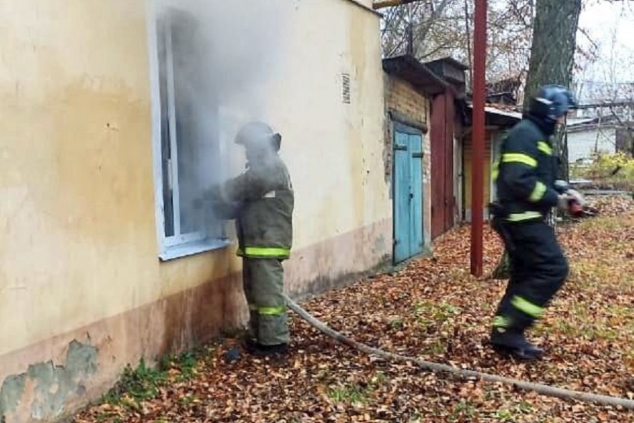 В Моршанске произошёл пожар в жилом доме