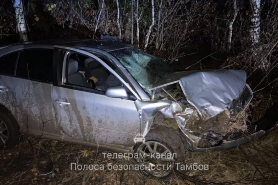В Уваровском округе иномарка улетела в кювет: водитель погиб