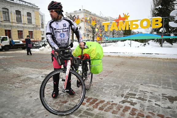 Путешественник Александр Осипов отправился в велопробег по Тамбовской области