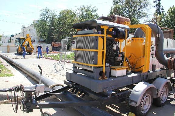 В Тамбове в сквере Петрова заменят 40 метров канализационного коллектора