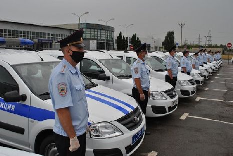 Автопарк полиции пополнился новыми автомобилями