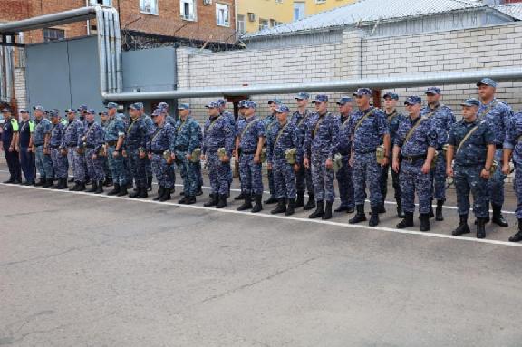 Тамбовские полицейские сменили своих коллег, несущих службу в Воронежской области