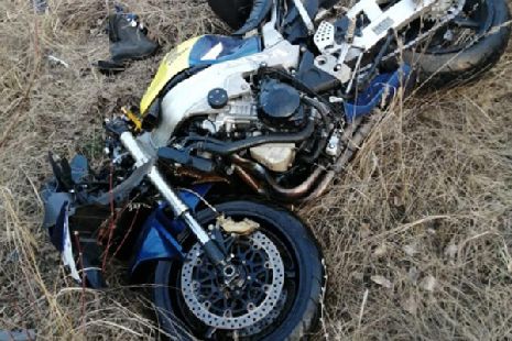 В Мичуринском районе мотоциклист въехал в иномарку