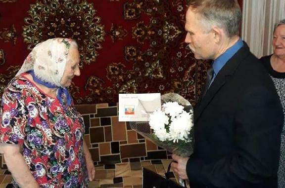 В Рассказово труженица тыла отметила своё 95-летие