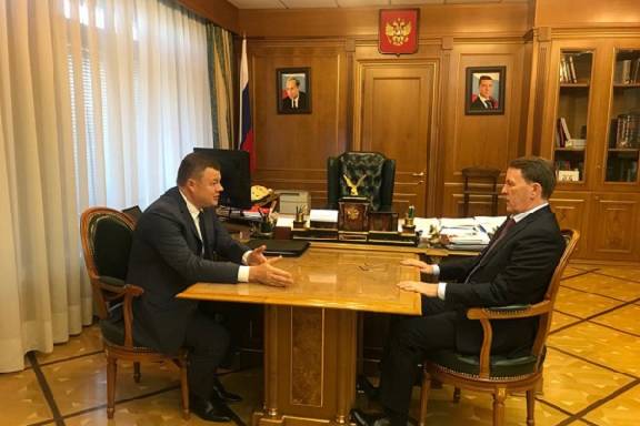 Губернатор Александр Никитин обсудил с вице-премьером Алексеем Гордеевым вопросы развития АПК