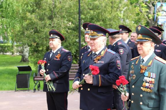 В региональном УМВД прошли торжественные мероприятия к 78-й годовщине Великой Победы