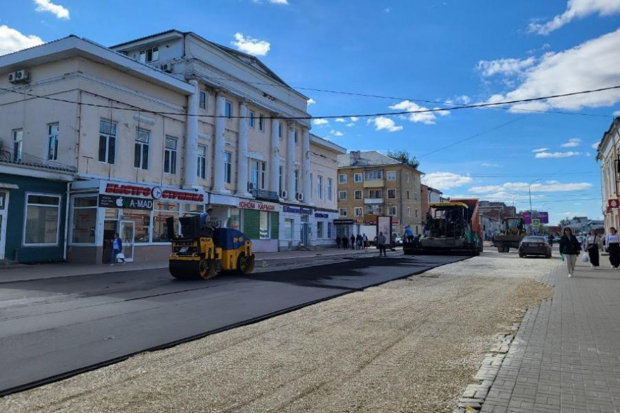 Пешеходный "Тамбовский арбат" закатывают во "временный" асфальт