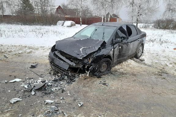 В Моршанском районе произошло встречное ДТП с участием двух иномарок