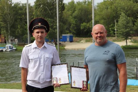 Двоим тамбовчанам вручили медали за спасение утопающих