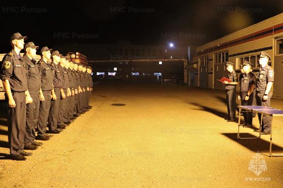 Тамбовские спасатели отправились в Крым для обеспечения пожарной безопасности