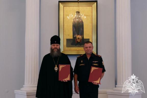 Между Тамбовской Росгвардией и епархией подписано соглашение о сотрудничестве