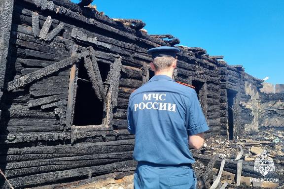 В Тамбовской области во время пожара погиб мужчина